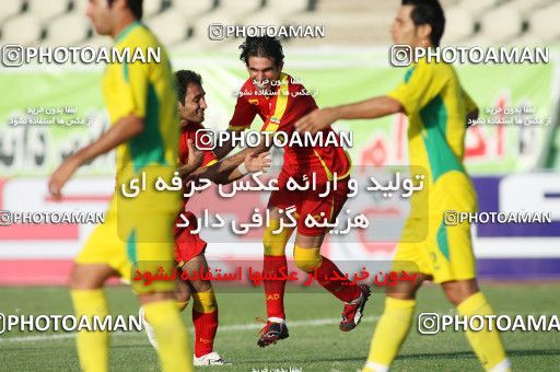 1543131, Tehran, Iran, لیگ برتر فوتبال ایران، Persian Gulf Cup، Week 1، First Leg، Rah Ahan 2 v 1 Foulad Khouzestan on 2009/08/06 at Ekbatan Stadium