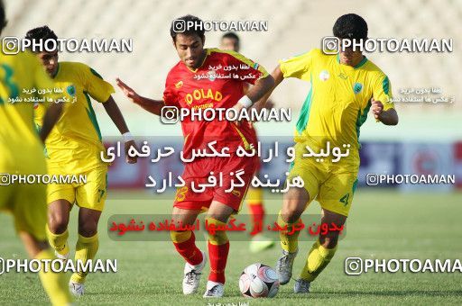 1543134, Tehran, Iran, لیگ برتر فوتبال ایران، Persian Gulf Cup، Week 1، First Leg، Rah Ahan 2 v 1 Foulad Khouzestan on 2009/08/06 at Ekbatan Stadium