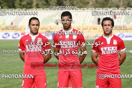 1543530, Tehran, Iran, لیگ برتر فوتبال ایران، Persian Gulf Cup، Week 2، First Leg، Steel Azin 4 v 3 Saba Qom on 2009/08/14 at Shahid Dastgerdi Stadium