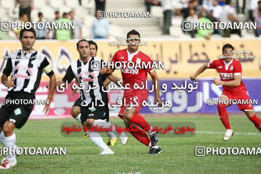 1543568, لیگ برتر فوتبال ایران، Persian Gulf Cup، Week 2، First Leg، 2009/08/14، Tehran، Shahid Dastgerdi Stadium، Steel Azin 4 - 3 Saba Qom