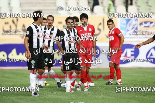 1543651, لیگ برتر فوتبال ایران، Persian Gulf Cup، Week 2، First Leg، 2009/08/14، Tehran، Shahid Dastgerdi Stadium، Steel Azin 4 - 3 Saba Qom
