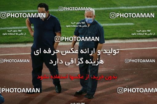 1545264, Tehran, , Iran Football Pro League، Persian Gulf Cup، Week 24، Second Leg، Esteghlal 0 v 0 Tractor Sazi on 2020/07/11 at Azadi Stadium
