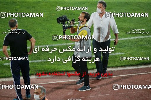 1545259, Tehran, , Iran Football Pro League، Persian Gulf Cup، Week 24، Second Leg، Esteghlal 0 v 0 Tractor Sazi on 2020/07/11 at Azadi Stadium