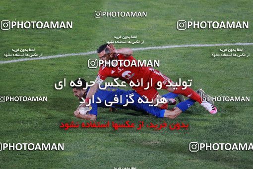 1545269, Tehran, , Iran Football Pro League، Persian Gulf Cup، Week 24، Second Leg، Esteghlal 0 v 0 Tractor Sazi on 2020/07/11 at Azadi Stadium