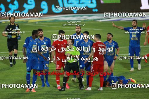 1545518, Tehran, , Iran Football Pro League، Persian Gulf Cup، Week 24، Second Leg، Esteghlal 0 v 0 Tractor Sazi on 2020/07/11 at Azadi Stadium