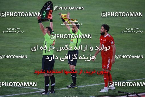 1545602, Tehran, , Iran Football Pro League، Persian Gulf Cup، Week 24، Second Leg، Esteghlal 0 v 0 Tractor Sazi on 2020/07/11 at Azadi Stadium