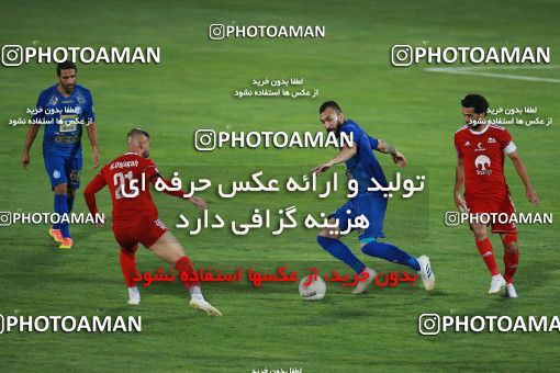 1545496, Tehran, , Iran Football Pro League، Persian Gulf Cup، Week 24، Second Leg، Esteghlal 0 v 0 Tractor Sazi on 2020/07/11 at Azadi Stadium