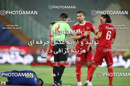 1722936, Tehran, , Iran Football Pro League، Persian Gulf Cup، Week 24، Second Leg، Esteghlal 0 v 0 Tractor Sazi on 2020/07/11 at Azadi Stadium