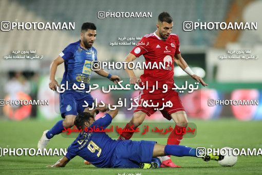1723073, Tehran, , Iran Football Pro League، Persian Gulf Cup، Week 24، Second Leg، Esteghlal 0 v 0 Tractor Sazi on 2020/07/11 at Azadi Stadium