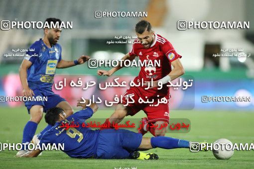 1722941, Tehran, , Iran Football Pro League، Persian Gulf Cup، Week 24، Second Leg، Esteghlal 0 v 0 Tractor Sazi on 2020/07/11 at Azadi Stadium