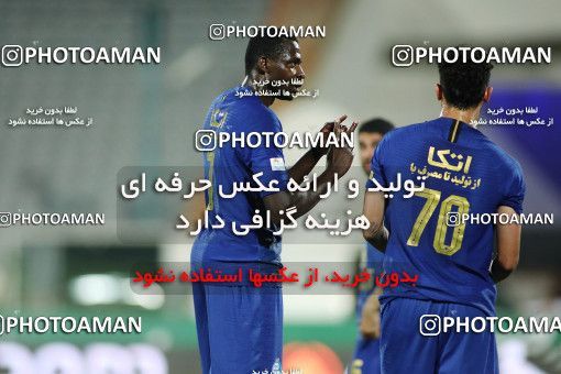 1723105, Tehran, , Iran Football Pro League، Persian Gulf Cup، Week 24، Second Leg، Esteghlal 0 v 0 Tractor Sazi on 2020/07/11 at Azadi Stadium