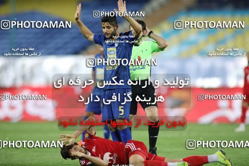 1723052, Tehran, , Iran Football Pro League، Persian Gulf Cup، Week 24، Second Leg، Esteghlal 0 v 0 Tractor Sazi on 2020/07/11 at Azadi Stadium