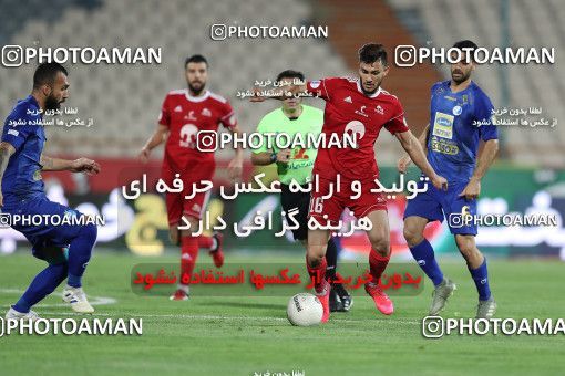 1545148, Tehran, , Iran Football Pro League، Persian Gulf Cup، Week 24، Second Leg، Esteghlal 0 v 0 Tractor Sazi on 2020/07/11 at Azadi Stadium