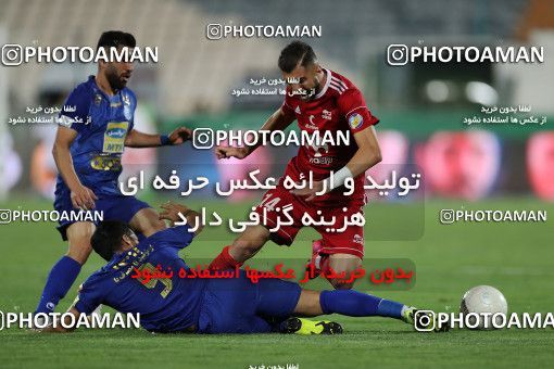 1545192, Tehran, , Iran Football Pro League، Persian Gulf Cup، Week 24، Second Leg، Esteghlal 0 v 0 Tractor Sazi on 2020/07/11 at Azadi Stadium