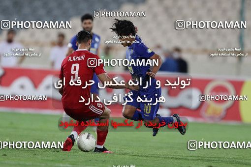 1545226, Tehran, , Iran Football Pro League، Persian Gulf Cup، Week 24، Second Leg، Esteghlal 0 v 0 Tractor Sazi on 2020/07/11 at Azadi Stadium
