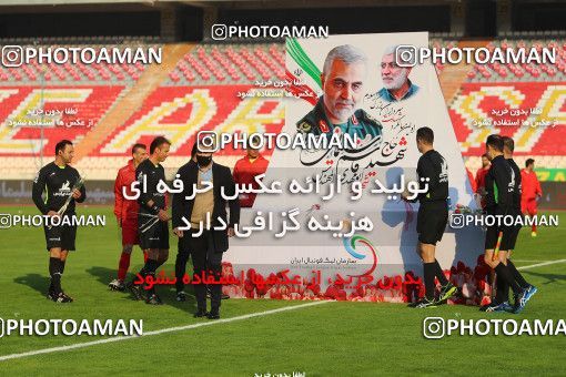 1553119, Tehran, Iran, لیگ برتر فوتبال ایران، Persian Gulf Cup، Week 6، First Leg، Persepolis 1 v 1 Zob Ahan Esfahan on 2020/12/31 at Azadi Stadium
