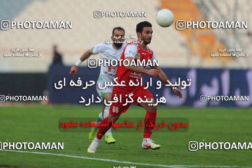 1553110, Tehran, Iran, لیگ برتر فوتبال ایران، Persian Gulf Cup، Week 6، First Leg، Persepolis 1 v 1 Zob Ahan Esfahan on 2020/12/31 at Azadi Stadium