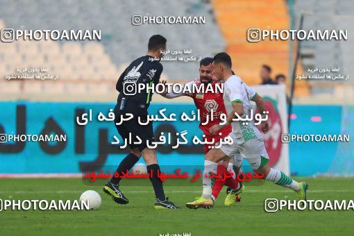 1553091, Tehran, Iran, لیگ برتر فوتبال ایران، Persian Gulf Cup، Week 6، First Leg، Persepolis 1 v 1 Zob Ahan Esfahan on 2020/12/31 at Azadi Stadium