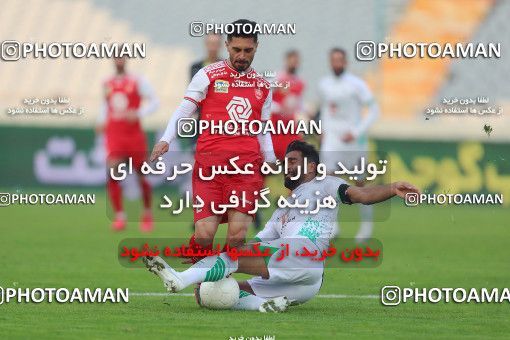 1553097, Tehran, Iran, لیگ برتر فوتبال ایران، Persian Gulf Cup، Week 6، First Leg، Persepolis 1 v 1 Zob Ahan Esfahan on 2020/12/31 at Azadi Stadium