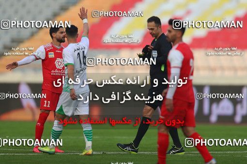 1553140, Tehran, Iran, لیگ برتر فوتبال ایران، Persian Gulf Cup، Week 6، First Leg، Persepolis 1 v 1 Zob Ahan Esfahan on 2020/12/31 at Azadi Stadium