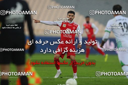 1553113, Tehran, Iran, لیگ برتر فوتبال ایران، Persian Gulf Cup، Week 6، First Leg، Persepolis 1 v 1 Zob Ahan Esfahan on 2020/12/31 at Azadi Stadium