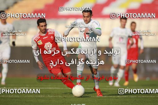 1547937, Tehran, Iran, لیگ برتر فوتبال ایران، Persian Gulf Cup، Week 6، First Leg، Persepolis 1 v 1 Zob Ahan Esfahan on 2020/12/31 at Azadi Stadium