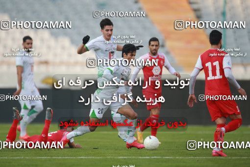 1548085, Tehran, Iran, لیگ برتر فوتبال ایران، Persian Gulf Cup، Week 6، First Leg، Persepolis 1 v 1 Zob Ahan Esfahan on 2020/12/31 at Azadi Stadium