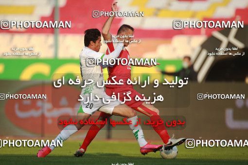 1547947, Tehran, Iran, لیگ برتر فوتبال ایران، Persian Gulf Cup، Week 6، First Leg، Persepolis 1 v 1 Zob Ahan Esfahan on 2020/12/31 at Azadi Stadium