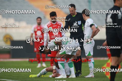 1548349, Tehran, Iran, لیگ برتر فوتبال ایران، Persian Gulf Cup، Week 6، First Leg، Persepolis 1 v 1 Zob Ahan Esfahan on 2020/12/31 at Azadi Stadium