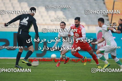 1548153, Tehran, Iran, لیگ برتر فوتبال ایران، Persian Gulf Cup، Week 6، First Leg، Persepolis 1 v 1 Zob Ahan Esfahan on 2020/12/31 at Azadi Stadium