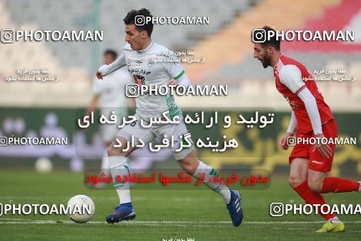 1548220, Tehran, Iran, لیگ برتر فوتبال ایران، Persian Gulf Cup، Week 6، First Leg، Persepolis 1 v 1 Zob Ahan Esfahan on 2020/12/31 at Azadi Stadium