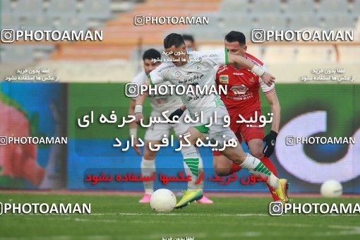 1548185, Tehran, Iran, لیگ برتر فوتبال ایران، Persian Gulf Cup، Week 6، First Leg، Persepolis 1 v 1 Zob Ahan Esfahan on 2020/12/31 at Azadi Stadium