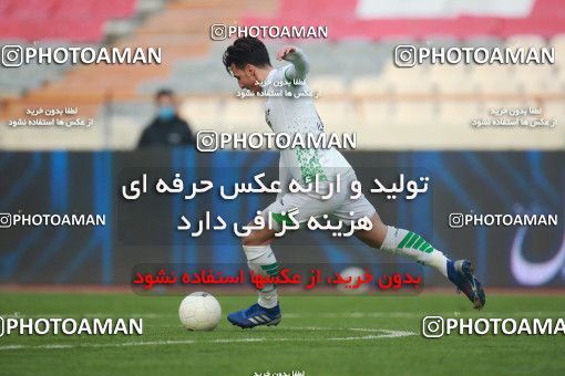 1548354, Tehran, Iran, لیگ برتر فوتبال ایران، Persian Gulf Cup، Week 6، First Leg، Persepolis 1 v 1 Zob Ahan Esfahan on 2020/12/31 at Azadi Stadium