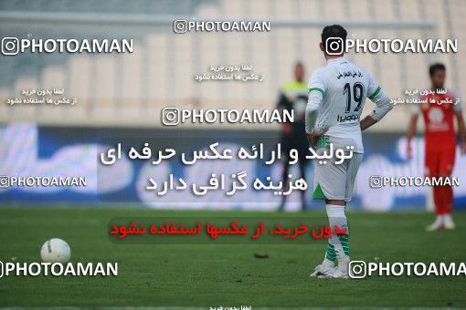 1548117, Tehran, Iran, لیگ برتر فوتبال ایران، Persian Gulf Cup، Week 6، First Leg، Persepolis 1 v 1 Zob Ahan Esfahan on 2020/12/31 at Azadi Stadium