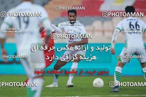 1548096, Tehran, Iran, Iran Pro League، Persian Gulf Cup، 2020-21 season، First Leg، Week 6، Persepolis ۱ v ۱ Zob Ahan Esfahan on 2020/12/31 at Azadi Stadium