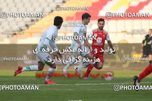 1708611, Tehran, Iran, لیگ برتر فوتبال ایران، Persian Gulf Cup، Week 6، First Leg، Persepolis 1 v 1 Zob Ahan Esfahan on 2020/12/31 at Azadi Stadium