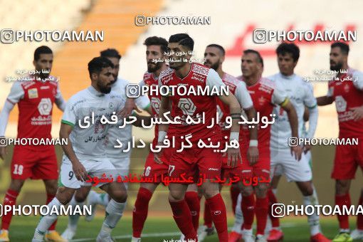 1708517, Tehran, Iran, لیگ برتر فوتبال ایران، Persian Gulf Cup، Week 6، First Leg، Persepolis 1 v 1 Zob Ahan Esfahan on 2020/12/31 at Azadi Stadium