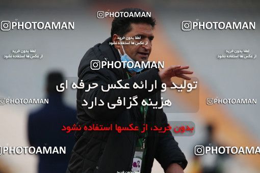 1708575, Tehran, Iran, لیگ برتر فوتبال ایران، Persian Gulf Cup، Week 6، First Leg، Persepolis 1 v 1 Zob Ahan Esfahan on 2020/12/31 at Azadi Stadium