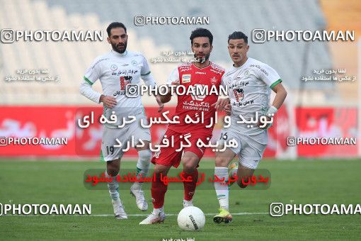 1708536, Tehran, Iran, لیگ برتر فوتبال ایران، Persian Gulf Cup، Week 6، First Leg، Persepolis 1 v 1 Zob Ahan Esfahan on 2020/12/31 at Azadi Stadium