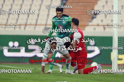1708608, Tehran, Iran, لیگ برتر فوتبال ایران، Persian Gulf Cup، Week 6، First Leg، Persepolis 1 v 1 Zob Ahan Esfahan on 2020/12/31 at Azadi Stadium