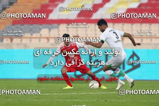 1708630, Tehran, Iran, لیگ برتر فوتبال ایران، Persian Gulf Cup، Week 6، First Leg، Persepolis 1 v 1 Zob Ahan Esfahan on 2020/12/31 at Azadi Stadium