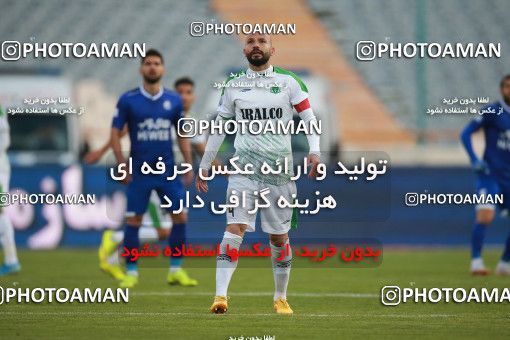 1549224, Tehran, , لیگ برتر فوتبال ایران، Persian Gulf Cup، Week 10، First Leg، Esteghlal 2 v 0 Aluminium Arak on 2021/01/04 at Azadi Stadium