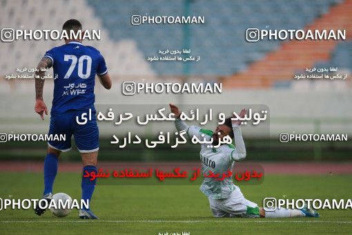 1549211, Tehran, , لیگ برتر فوتبال ایران، Persian Gulf Cup، Week 10، First Leg، Esteghlal 2 v 0 Aluminium Arak on 2021/01/04 at Azadi Stadium