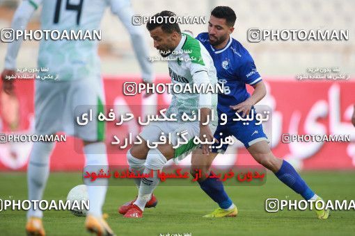 1549364, Tehran, , لیگ برتر فوتبال ایران، Persian Gulf Cup، Week 10، First Leg، Esteghlal 2 v 0 Aluminium Arak on 2021/01/04 at Azadi Stadium