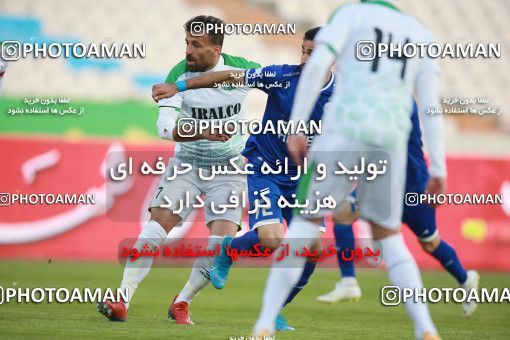 1549378, Tehran, , لیگ برتر فوتبال ایران، Persian Gulf Cup، Week 10، First Leg، Esteghlal 2 v 0 Aluminium Arak on 2021/01/04 at Azadi Stadium