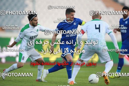 1549266, Tehran, , لیگ برتر فوتبال ایران، Persian Gulf Cup، Week 10، First Leg، Esteghlal 2 v 0 Aluminium Arak on 2021/01/04 at Azadi Stadium