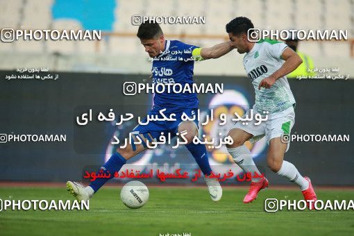 1549311, Tehran, , لیگ برتر فوتبال ایران، Persian Gulf Cup، Week 10، First Leg، Esteghlal 2 v 0 Aluminium Arak on 2021/01/04 at Azadi Stadium