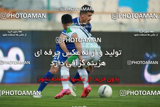1549386, Tehran, , لیگ برتر فوتبال ایران، Persian Gulf Cup، Week 10، First Leg، Esteghlal 2 v 0 Aluminium Arak on 2021/01/04 at Azadi Stadium