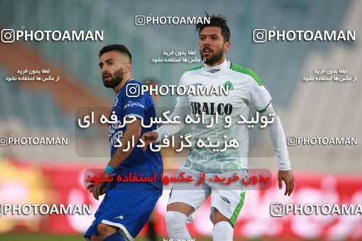 1549315, Tehran, , لیگ برتر فوتبال ایران، Persian Gulf Cup، Week 10، First Leg، Esteghlal 2 v 0 Aluminium Arak on 2021/01/04 at Azadi Stadium