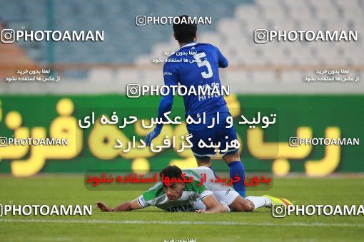 1549242, Tehran, , لیگ برتر فوتبال ایران، Persian Gulf Cup، Week 10، First Leg، Esteghlal 2 v 0 Aluminium Arak on 2021/01/04 at Azadi Stadium